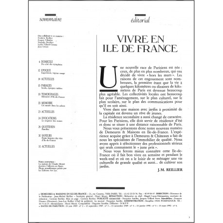 DEMEURES & MAISONS EN ILE DE FRANCE |Premier Numéro