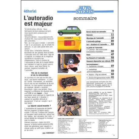 AUTO STEREO |Premier Numéro