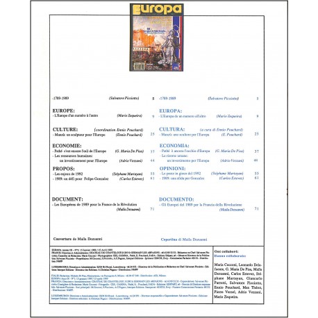 EUROPA |Premier Numéro