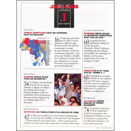 JEUNE AFRIQUE PLUS |Premier Numéro