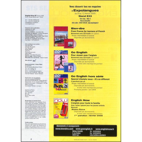 ENGLISH NOW |Premier Numéro