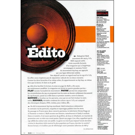 R&R |Premier Numéro