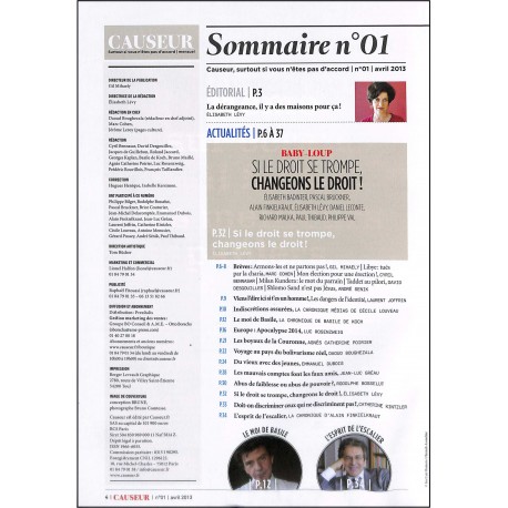 CAUSEUR |Premier Numéro