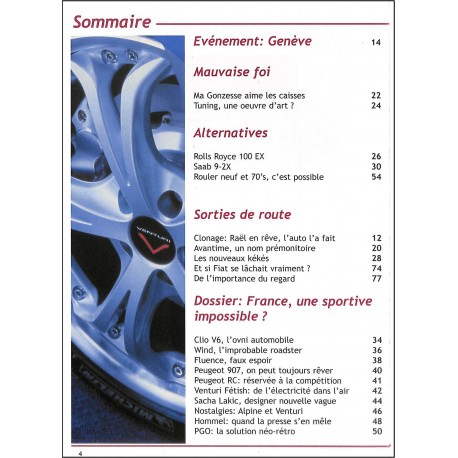 L'OEIL AUTOMOBILE |Premier Numéro