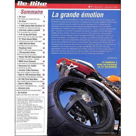 BE BIKE |Premier Numéro