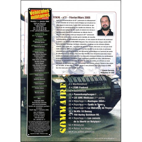 VÉHICULES MILITAIRES MAGAZINE |Premier Numéro