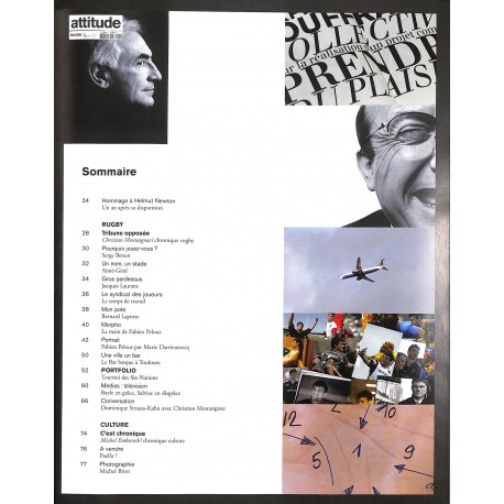 ATTITUDE RUGBY |Premier Numéro