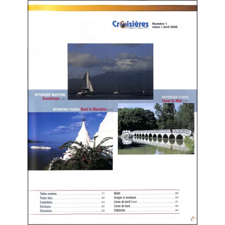 CROISIÈRES |Premier Numéro