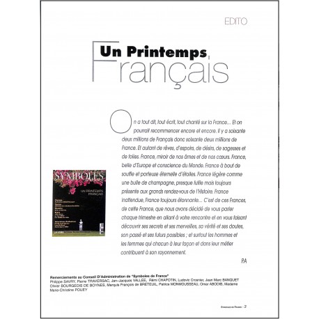 SYMBOLES DE FRANCE |Premier Numéro