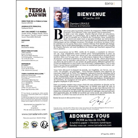 TERRA DARWIN |Premier Numéro