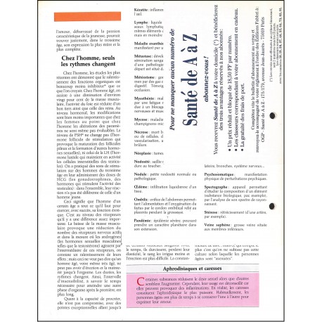 SANTÉ DE A à Z |Premier Numéro