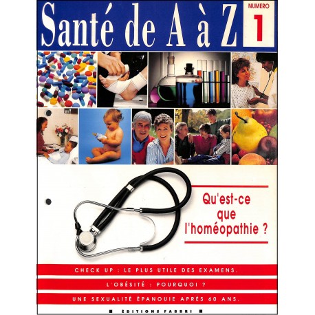 SANTÉ DE A à Z |Premier Numéro