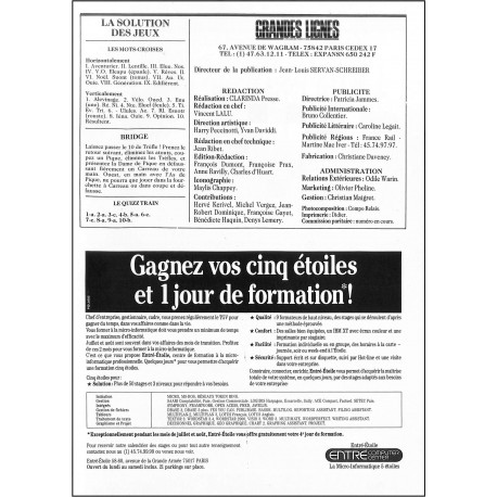 GRANDES LIGNES |Premier Numéro