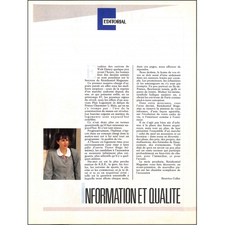 RESIDENTIEL MAGAZINE |Premier Numéro