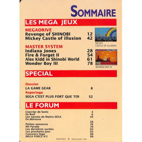 MEGA FORCE |Premier Numéro