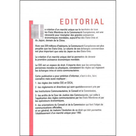 EUROPECONOMIC |Premier Numéro