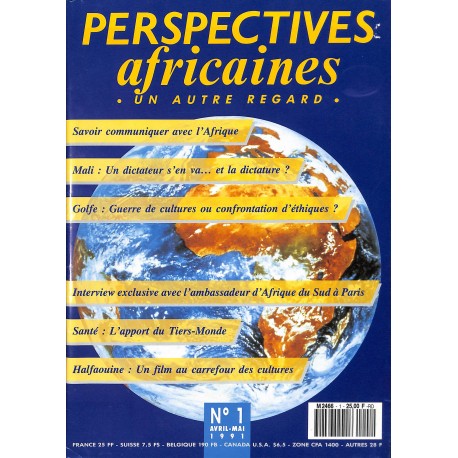 PERSPECTIVES AFRICAINES |Premier Numéro