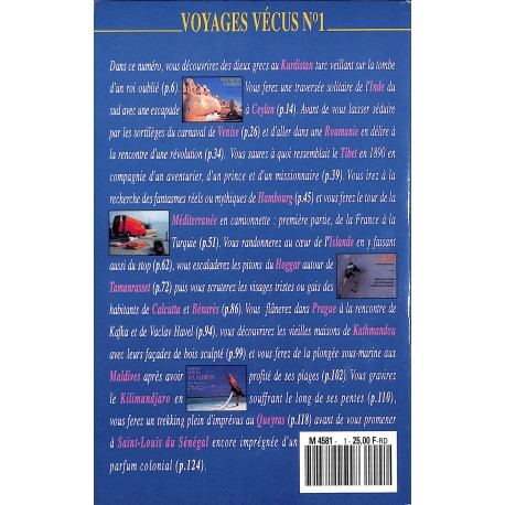 VOYAGES VÉCUS |Premier Numéro