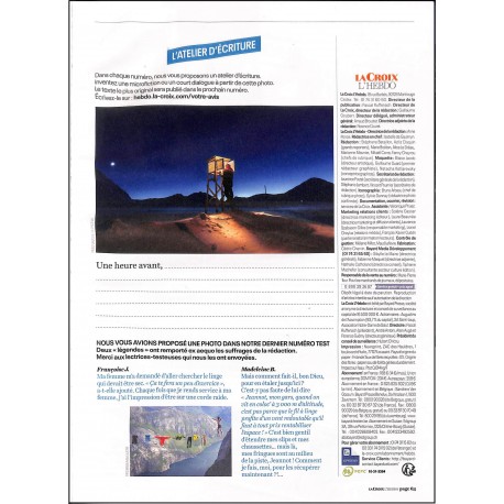 LA CROIX L'HEBDO |Premier Numéro