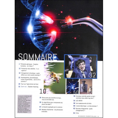 SCIENCE ESSENTIELLES |Premier Numéro