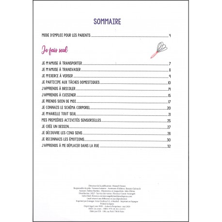 MES ACTIVITÉS MONTESSORI |Premier Numéro