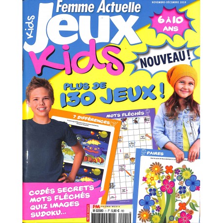 FEMME ACTUELLE JEUX KIDS |Premier Numéro