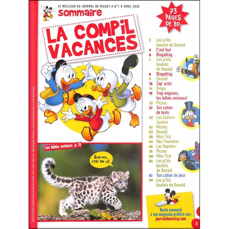 LE MEILLEUR DU JOURNAL DE MICKEY |Premier Numéro
