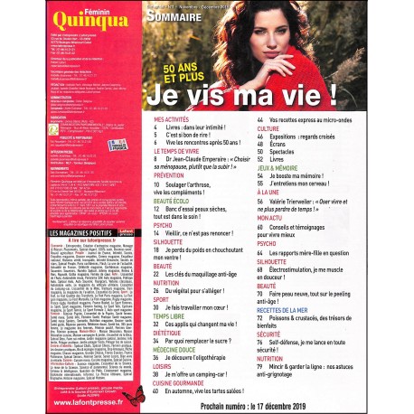 FÉMININ QUINQUA |Premier Numéro