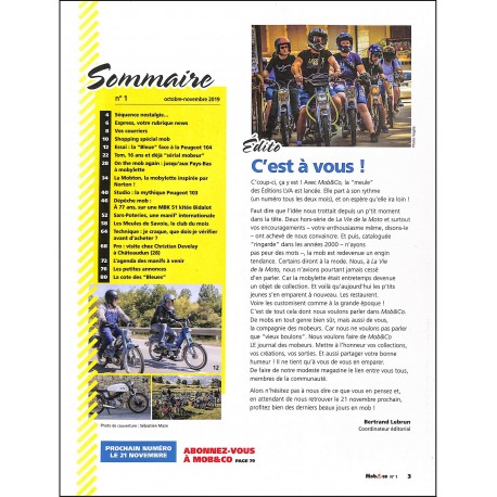 MOB&CO |Premier Numéro