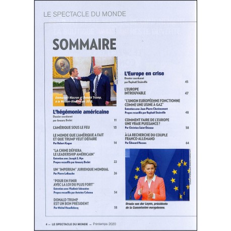 LE SPECTACLE DU MONDE |Premier Numéro