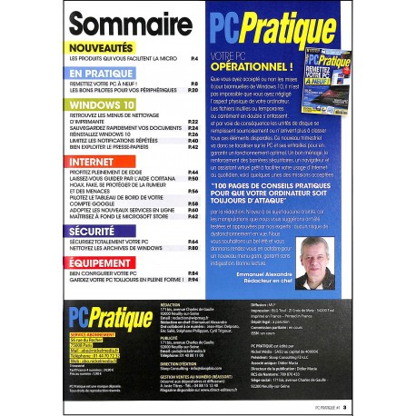 PC PRATIQUE |Premier Numéro