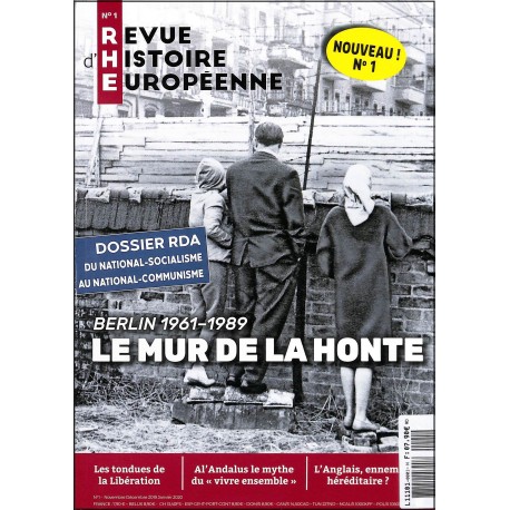 REVUE D'HISTOIRE EUROPÉENNE |Premier Numéro