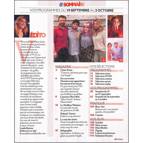 TV 14 |Premier Numéro