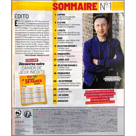 TÉLÉ + DE JEUX + LISIBLE |Premier Numéro