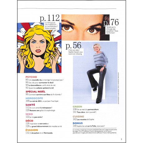 S LE MAGAZINE DE SOPHIE DAVANT |Premier Numéro