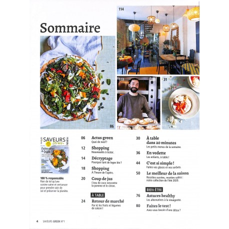 SAVEURS GREEN |Premier Numéro