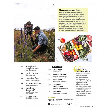 SAVEURS GREEN |Premier Numéro