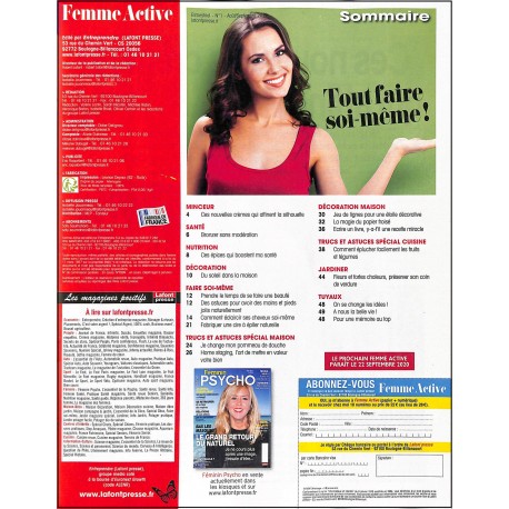 FEMME ACTIVE |Premier Numéro