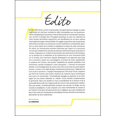 SCIENCE & SPIRITUALITÉ |Premier Numéro
