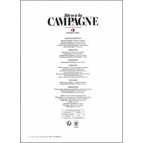 BIEN À LA CAMPAGNE |Premier Numéro