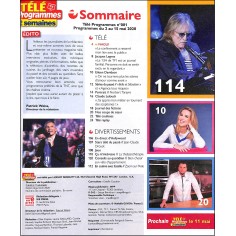 TÉLÉ PROGRAMMES 2 SEMAINES |Premier Numéro 2