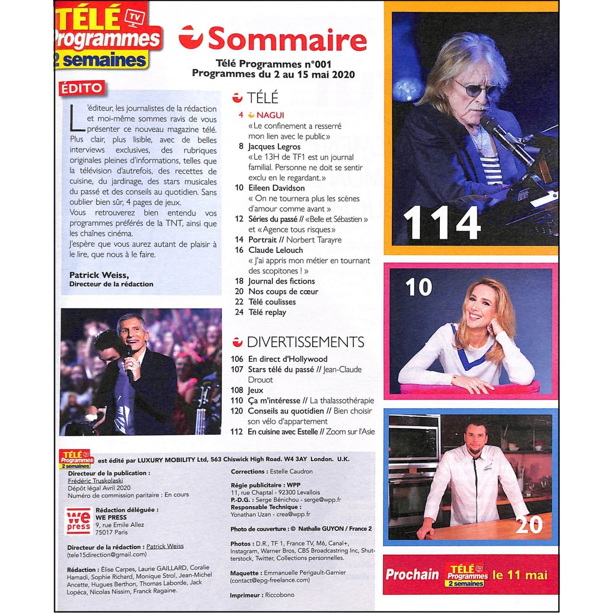 TÉlÉ Programmes 2 Semaines 