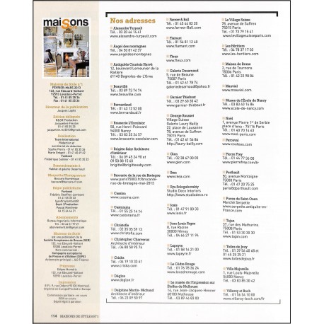 maison de Style |Premier Numéro