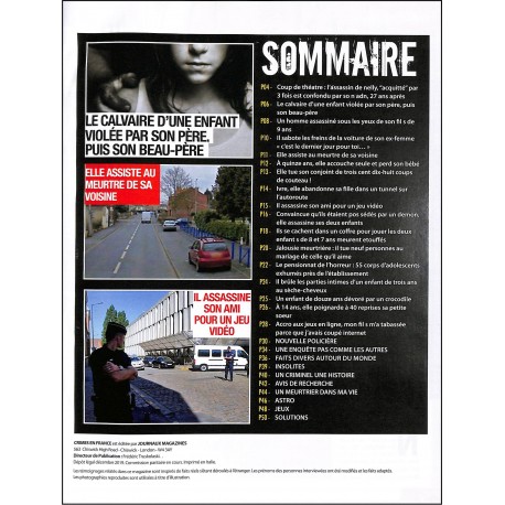 CRIMES EN FRANCE |Premier Numéro