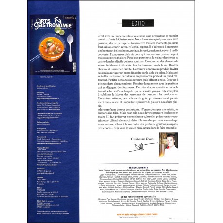 Arts & Gastronomie |Premier Numéro