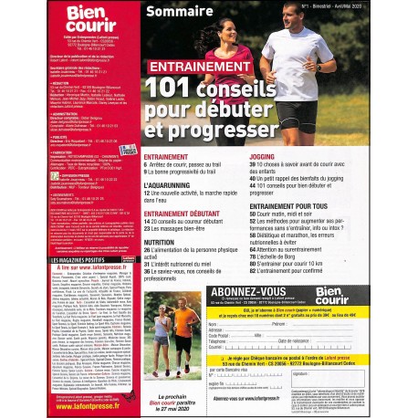 BIEN COURIR |Premier Numéro