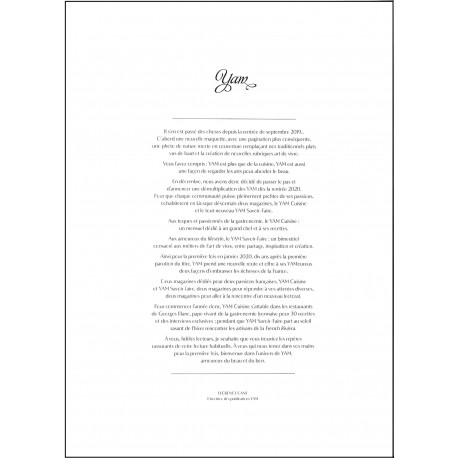 YAM SAVOIR FAIRE |Premier Numéro