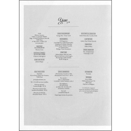 YAM SAVOIR FAIRE |Premier Numéro