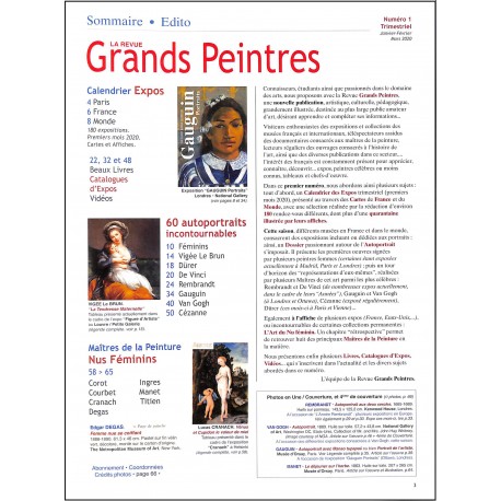GRANDS PEINTRES |Premier Numéro