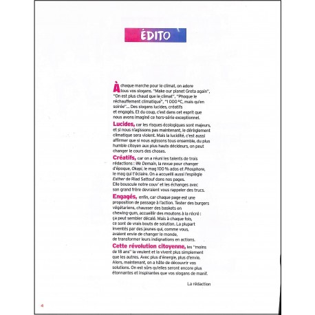 WE DEMAIN |Premier Numéro